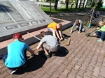 Волонтеры на Обелиске