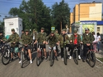 Велопробег в честь Юбилея Победы