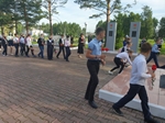 Возложение цветов к обелиску павшим воинам-землякам